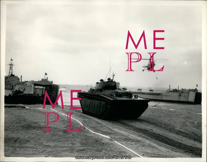 : Amphibious demonstration at Eastney, UK : Amphibious demonstration at Eastney, UK