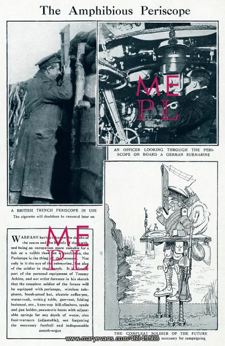 : The amphibious periscope 1915 : The amphibious periscope 1915