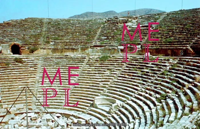 : Amphitheatre at Hierapolis was an ancient city : Amphitheatre at Hierapolis was an ancient city