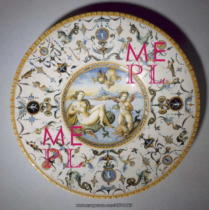 : Amphitrite plate : Amphitrite plate
