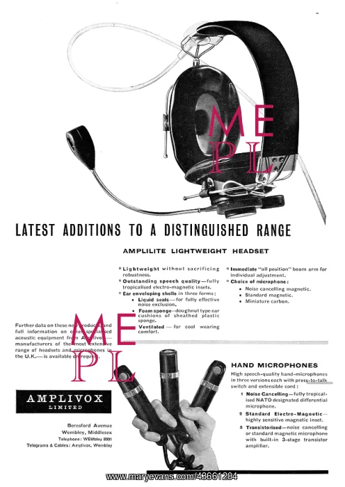 : Amplivox Headsets : Amplivox Headsets