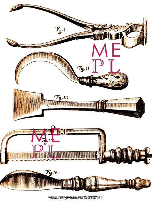 : Amputation Instruments, 1772 : Amputation Instruments, 1772
