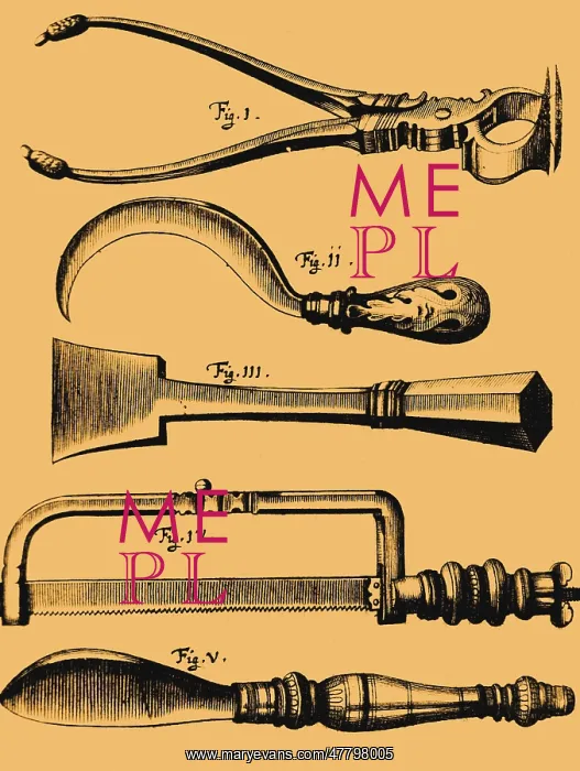 : Amputation Instruments, 1772 : Amputation Instruments, 1772