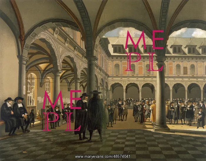 : Amsterdam Exchange - 17th century : Amsterdam Exchange - 17th century