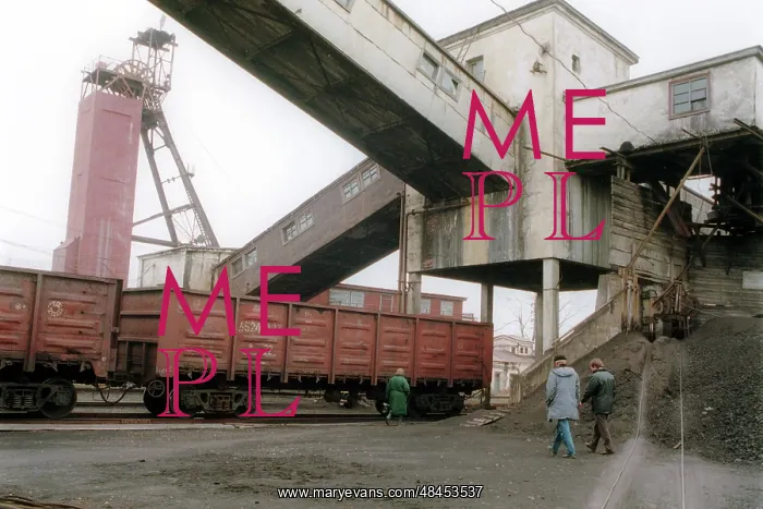 : Amurskaya coal mine in Russia, 1995 : Amurskaya coal mine in Russia, 1995