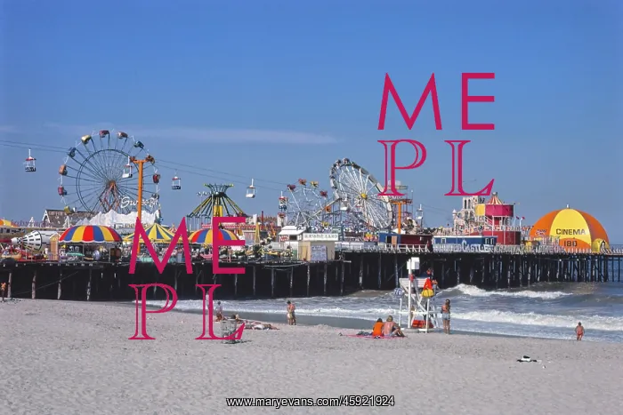 : Amusement park, beach, summer, pier : Amusement park, beach, summer, pier