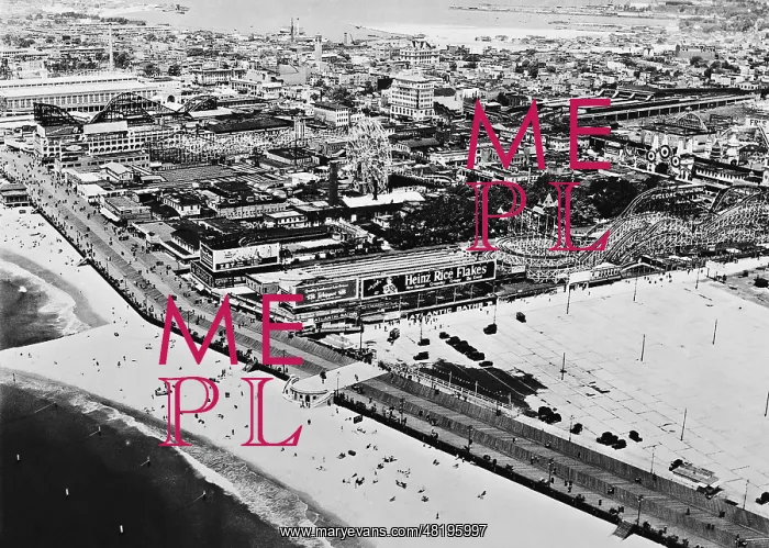: Amusement park on Coney Island : Amusement park on Coney Island