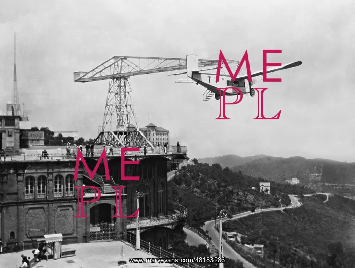 : Amusement park on the Tibidabo, 1936 : Amusement park on the Tibidabo, 1936