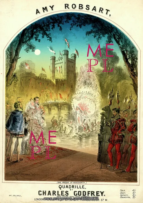 : Amy Robsart Quadrille - Bal Masque, Kenilworth Castle : Amy Robsart Quadrille - Bal Masque, Kenilworth Castle