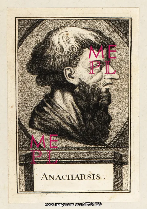 : Anacharsis, Scythian philosopher; 6th century BC : Anacharsis, Scythian philosopher; 6th century BC