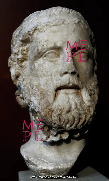 : Anacreon of Teos ( 582-485 BC). Bust : Anacreon of Teos ( 582-485 BC). Bust