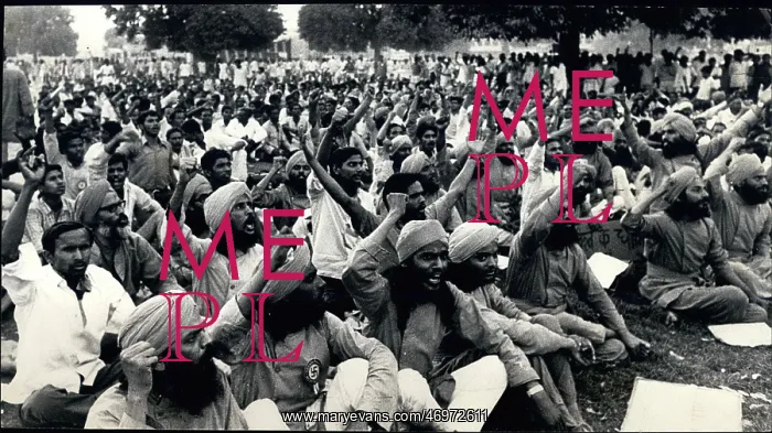 : Ananda Marga demonstrators, Delhi, India : Ananda Marga demonstrators, Delhi, India