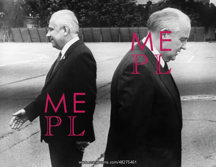 : Anatoly Lukyanov and Mikhail Gorbachev, 1991 : Anatoly Lukyanov and Mikhail Gorbachev, 1991