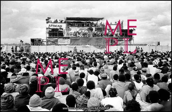 : ANC exiles return rally, Mitchells Plain, Cape Town, 1990 : ANC exiles return rally, Mitchells Plain, Cape Town, 1990