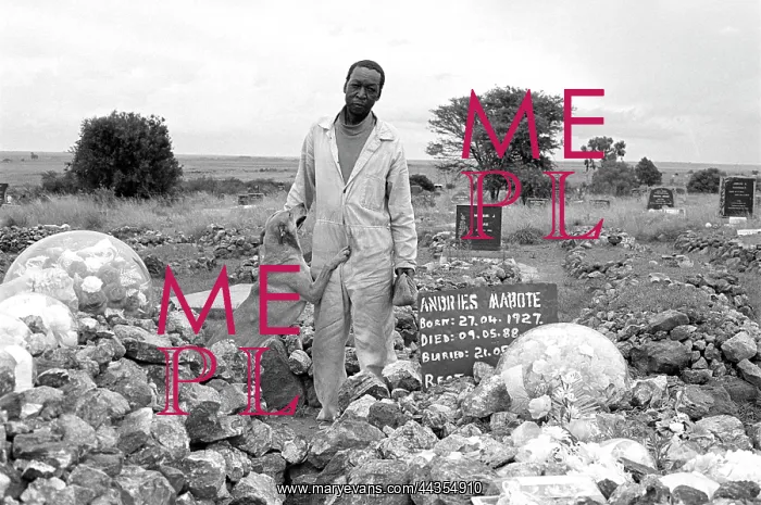 : Back amongst the ancestor's graves in Mogopa, near : Back amongst the ancestor's graves in Mogopa, near