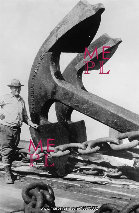 : Anchor of an oil-tank : Anchor of an oil-tank