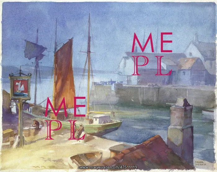  : The Anchorage - evening harbour scene