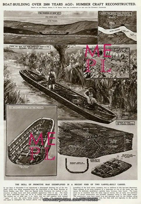 : Ancient boat building by G. H. Davis : Ancient boat building by G. H. Davis