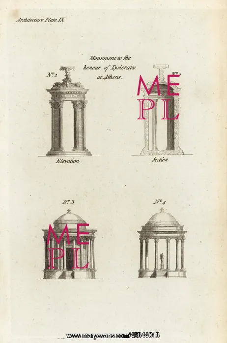 : Ancient circular temples in Athens and Tivoli : Ancient circular temples in Athens and Tivoli