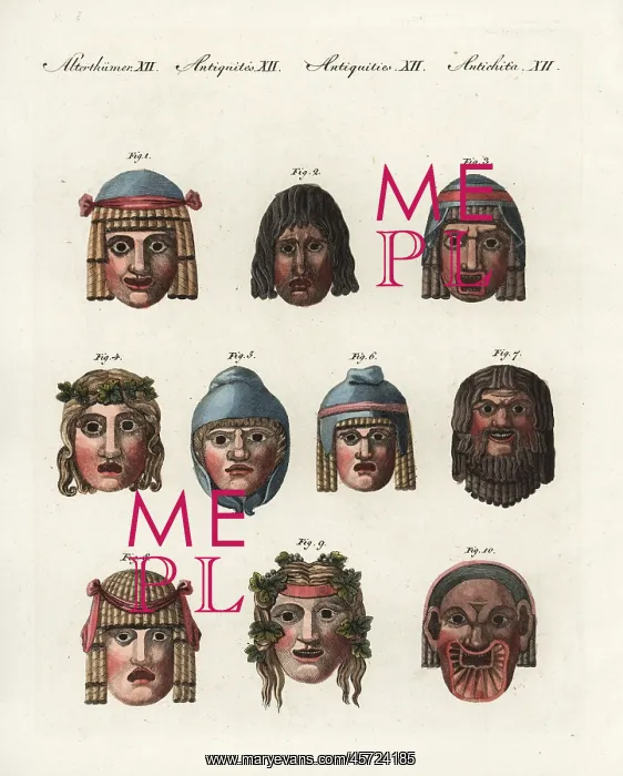 : Ancient classical masks : Ancient classical masks