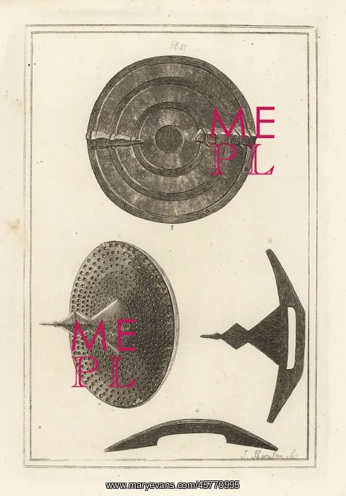 : Ancient concave roundel with umbo or spike : Ancient concave roundel with umbo or spike