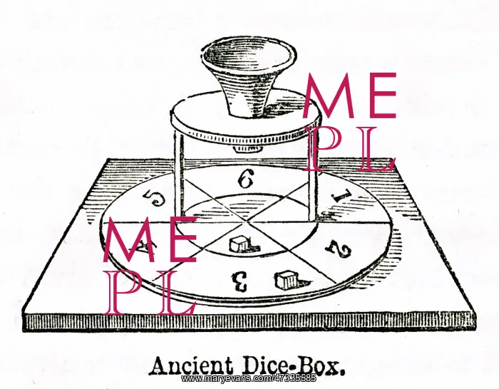 : Ancient dice-box