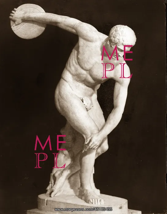 : Ancient discus thrower : Ancient discus thrower