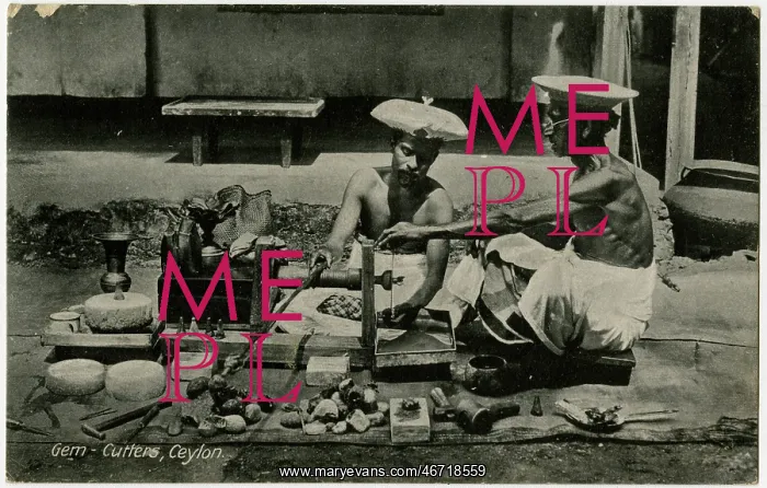 : Ancient Gem Cutter and Apprentice - Sri Lanka : Ancient Gem Cutter and Apprentice - Sri Lanka