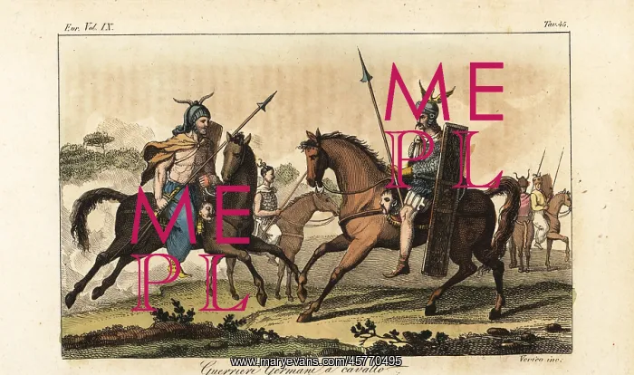 : Ancient Germanic cavalry : Ancient Germanic cavalry