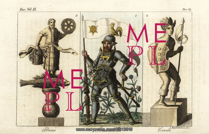 : Ancient Germanic gods: Irmensula, Crodo and Prono : Ancient Germanic gods: Irmensula, Crodo and Prono