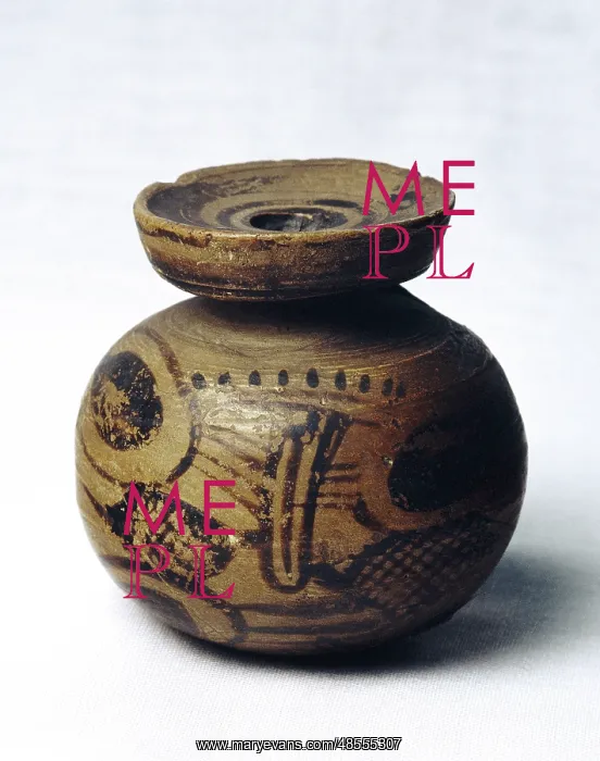 : Ancient Greece. Aryballos. From Corintio. 4th century BC : Ancient Greece. Aryballos. From Corintio. 4th century BC