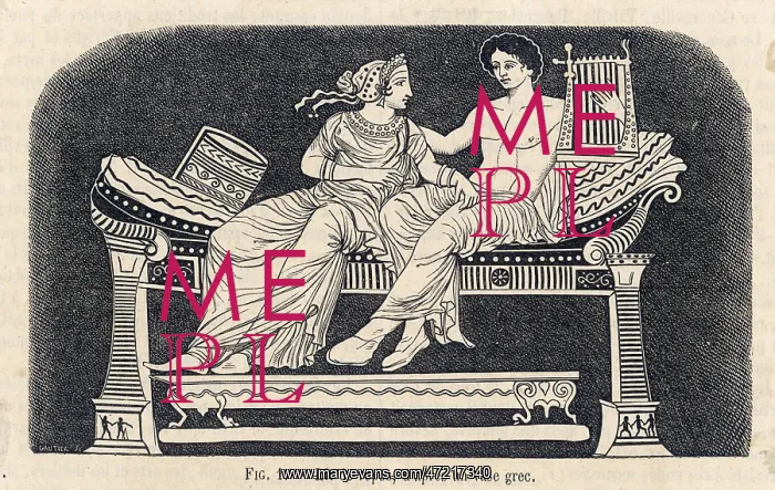  : ANCIENT GREEK BED