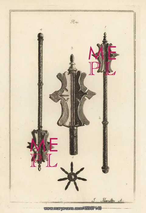: Ancient iron mace in the collection of Gustavus Brander : Ancient iron mace in the collection of Gustavus Brander