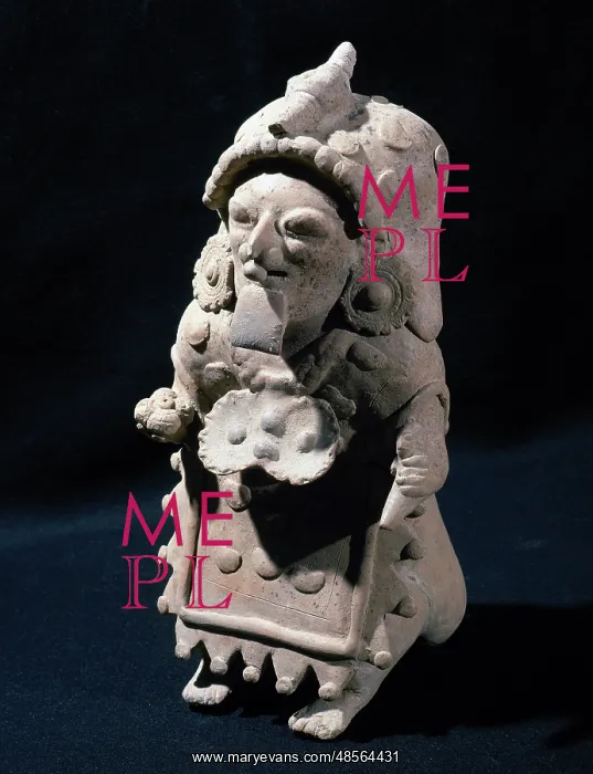 : The Ancient Jama-Coaque Culture. Ecuador. Male figure. Priva : The Ancient Jama-Coaque Culture. Ecuador. Male figure. Priva