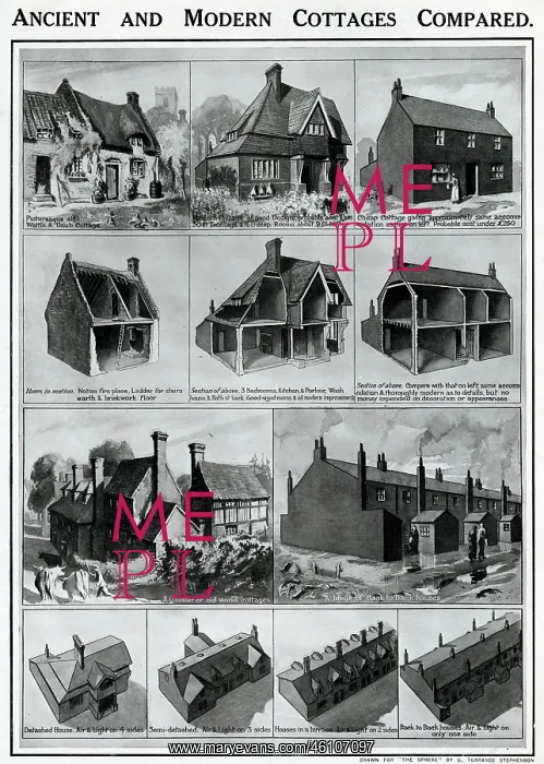: Ancient and modern cottages compared : Ancient and modern cottages compared