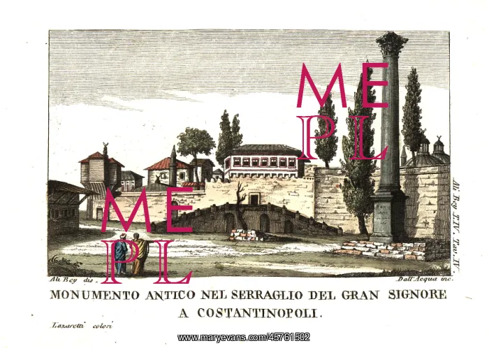 : Ancient monument in the seraglio of the Grand : Ancient monument in the seraglio of the Grand