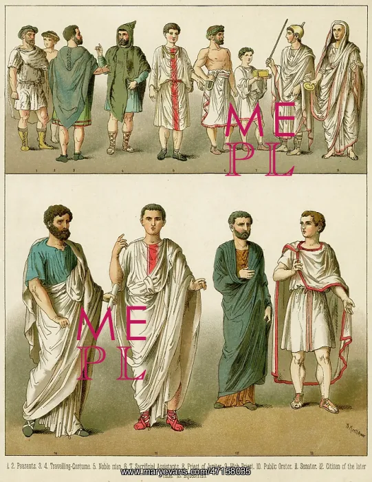 : Ancient Roman costume (men) : Ancient Roman costume (men)