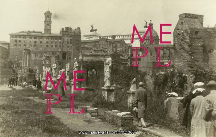  : The ancient roman forum in Rome