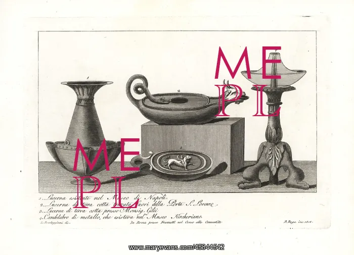 : Ancient Roman lamps and candelabra : Ancient Roman lamps and candelabra
