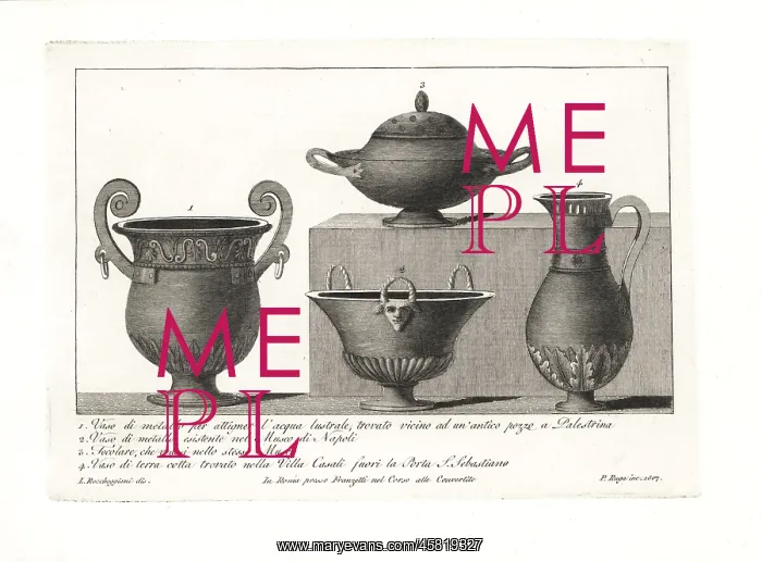  : Ancient Roman vases and hearth