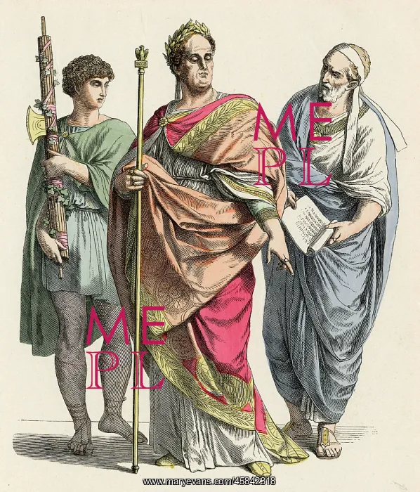  : Ancient Romans -- Lictor, Emperor and Nobleman