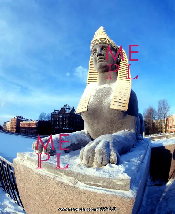 : Ancient sphinx in Leningrad, 1989 : Ancient sphinx in Leningrad, 1989