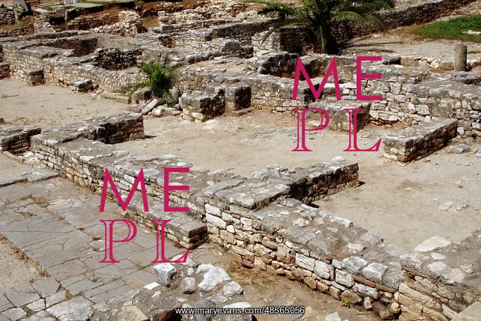 : Ancient synagogue. V-VI century. Saranda. Republic of Albani : Ancient synagogue. V-VI century. Saranda. Republic of Albani