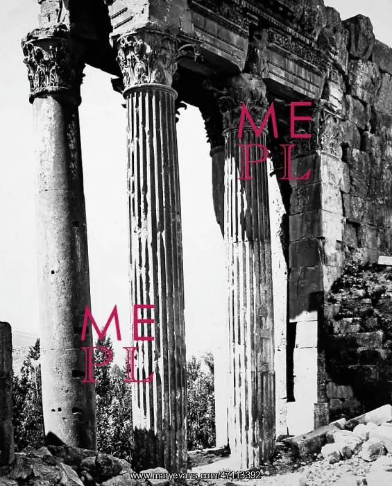  : Ancient Temple site, Baalbec, Lebanon, Victorian period