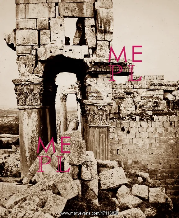  : Ancient Temple site, Baalbec, Lebanon, Victorian period