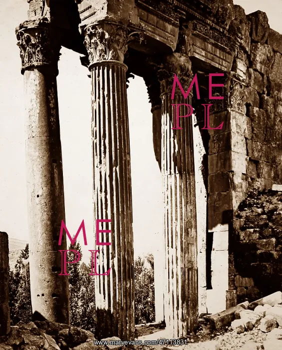 : Ancient Temple site, Baalbec, Lebanon, Victorian period