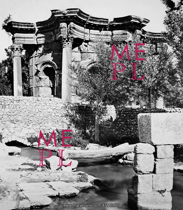  : Ancient Temple site, Baalbec, Lebanon, Victorian period