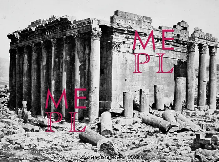  : Ancient Temple site, Baalbec, Lebanon, Victorian period