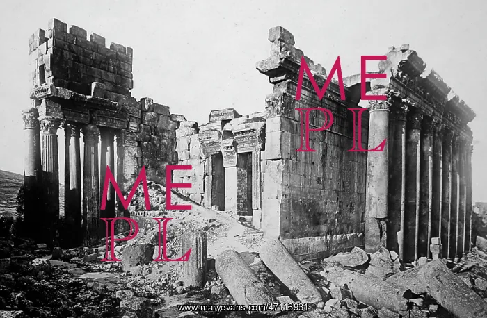  : Ancient Temple site, Baalbec, Lebanon, Victorian period