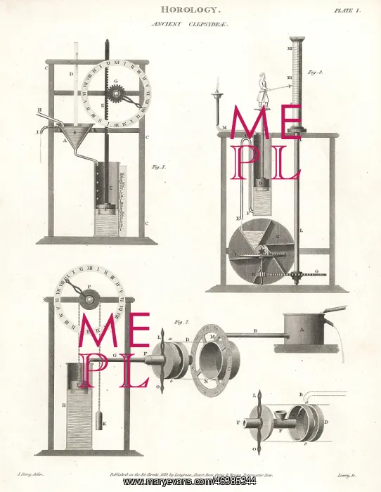 : Ancient water clocks or clepsydrae : Ancient water clocks or clepsydrae
